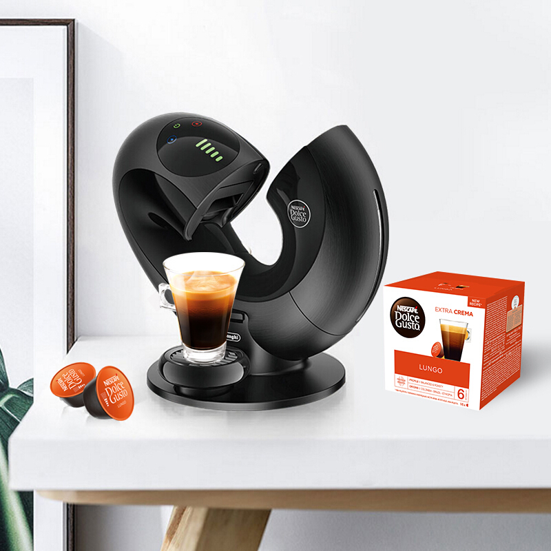 英国进口 雀巢多趣酷思(Dolce Gusto) 黑咖啡胶囊 研磨咖啡粉 16颗装 美式浓黑